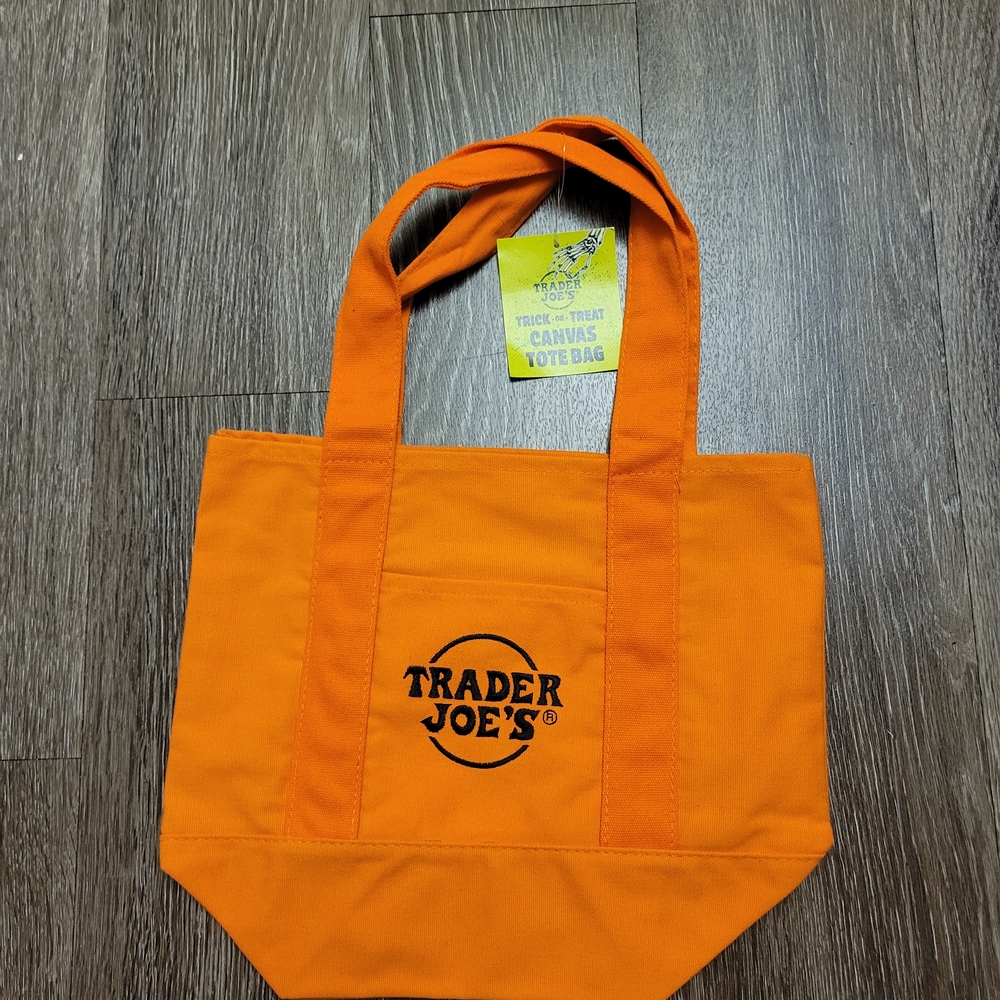 Trader Joe's Orange Tote Bag